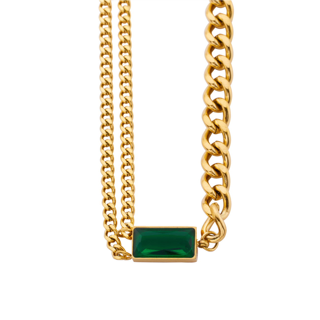 Emerald Twin Chain