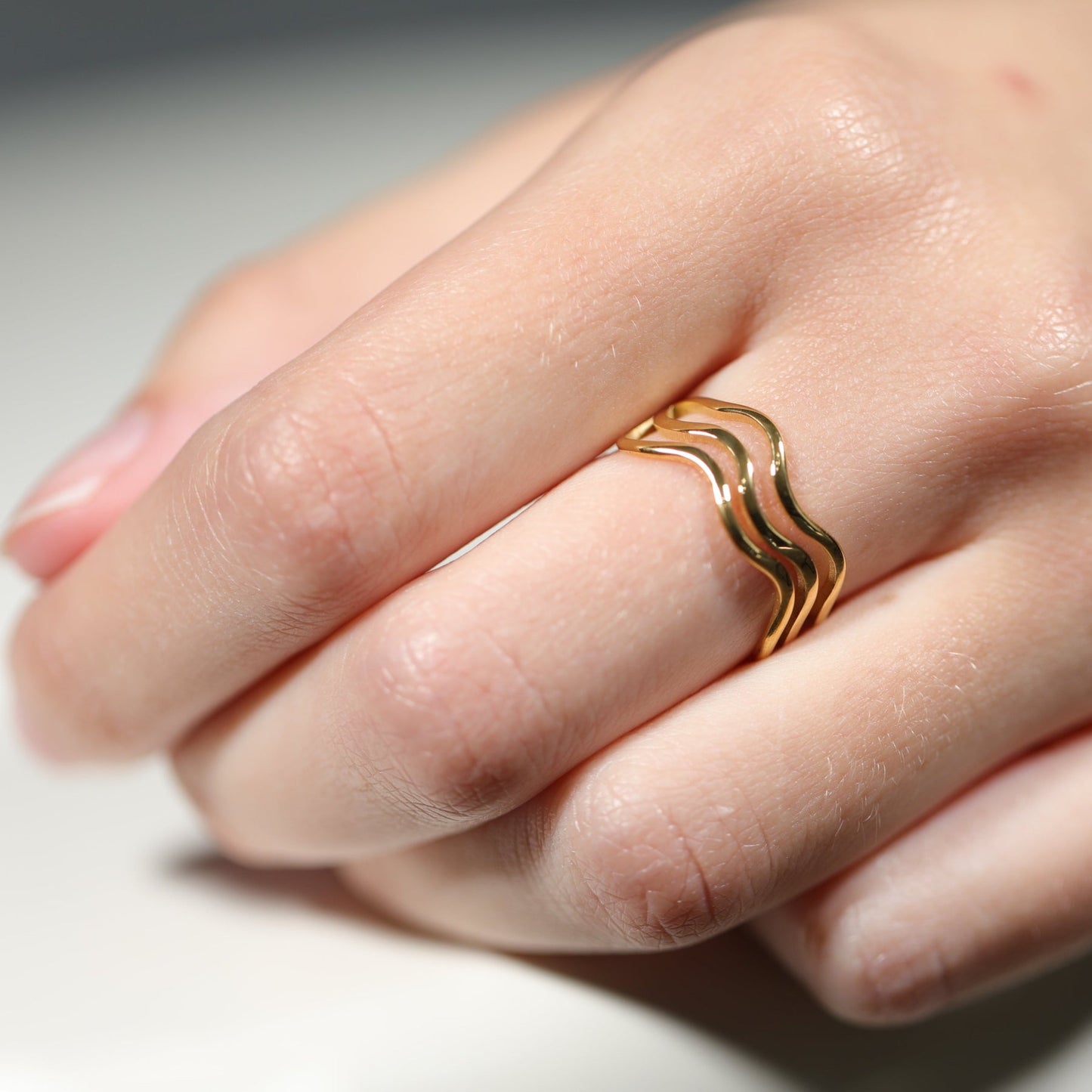 Wave Spiral Ring