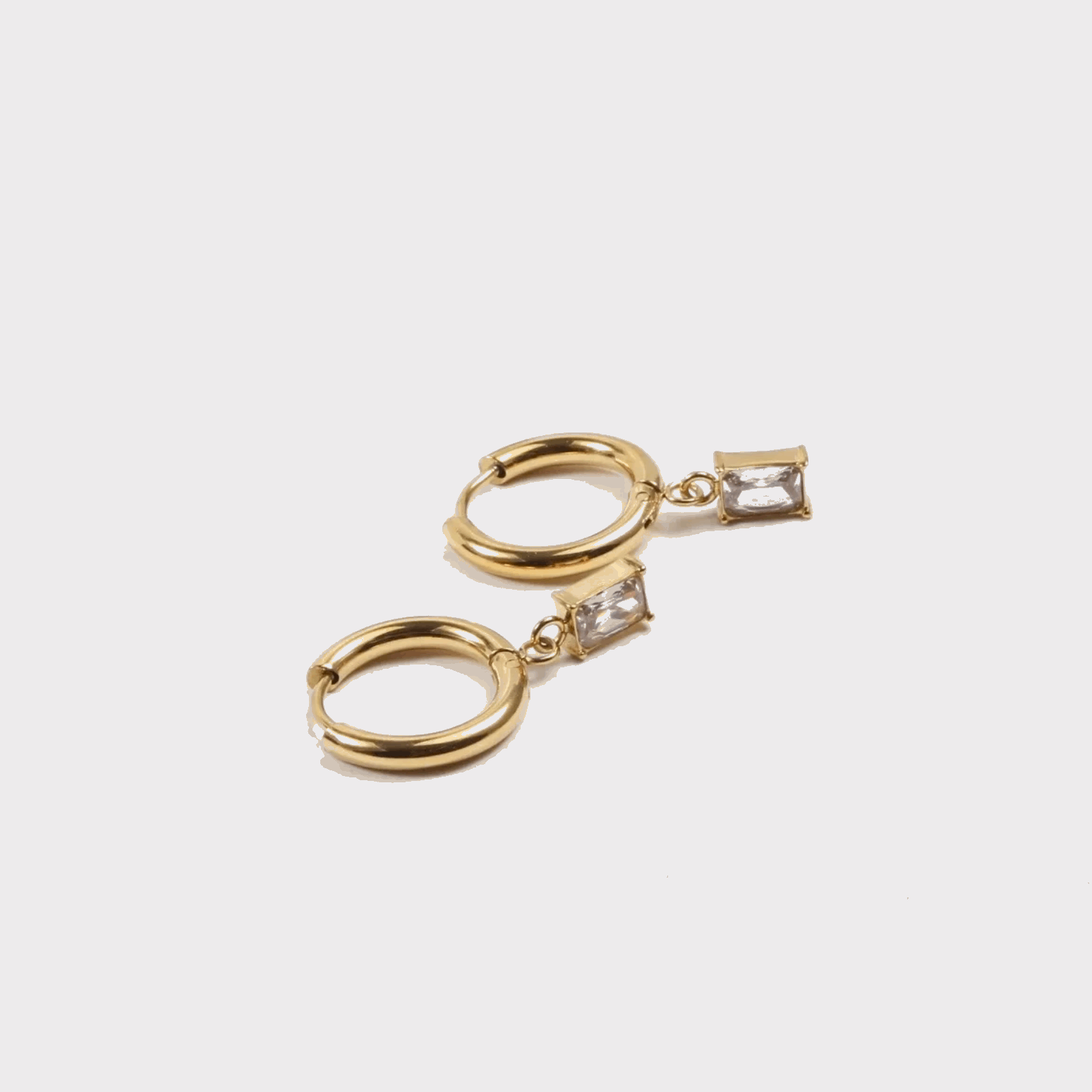 Mia's Crystal Gemstone Drop Earrings