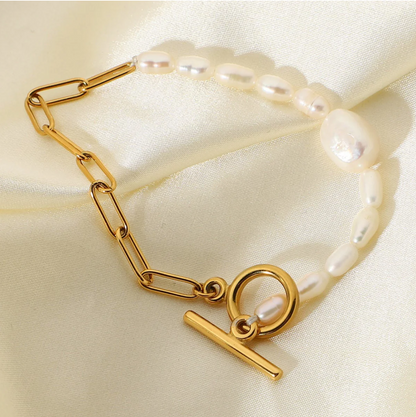 Pearl Clip Bracelet