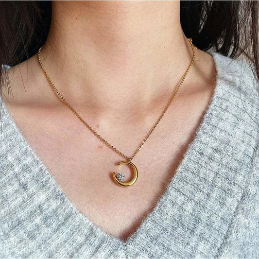 Crescent Moon Necklace