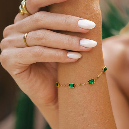 Jade Emerald Bracelet