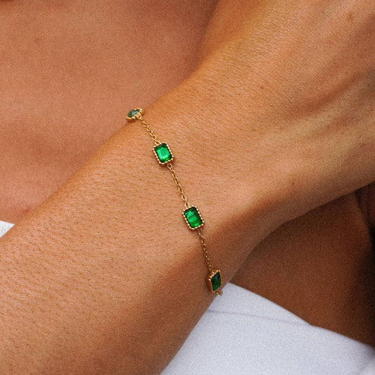 Jade Emerald Bracelet